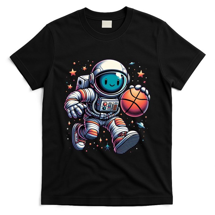 Astronaut Basketball Outer Space: Dunk Your Way Through The Cosmos T-Shirt