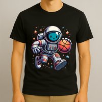 Astronaut Basketball Outer Space: Dunk Your Way Through The Cosmos T-Shirt