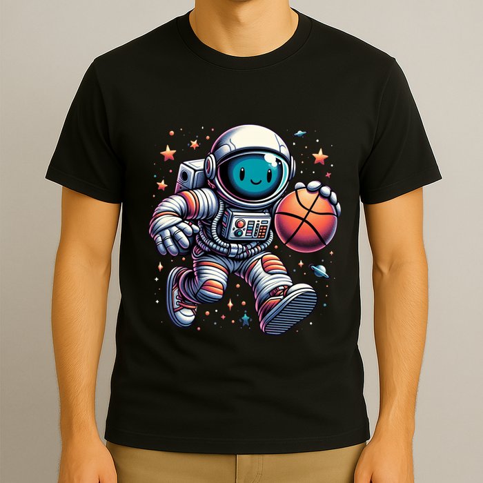 Astronaut Basketball Outer Space: Dunk Your Way Through The Cosmos T-Shirt