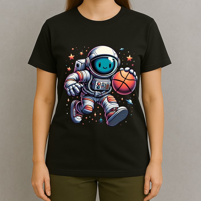 Astronaut Basketball Outer Space: Dunk Your Way Through The Cosmos T-Shirt