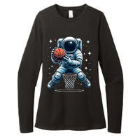 Astronaut Basketball Outer Space: Dunk Your Way Through The Cosmos Womens CVC Long Sleeve Shirt