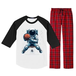 Astronaut Basketball Outer Space: Dunk Your Way Through The Cosmos Raglan Sleeve Pajama Set