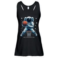 Astronaut Basketball Outer Space: Dunk Your Way Through The Cosmos Ladies Essential Flowy Tank