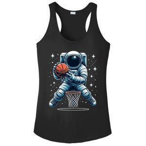 Astronaut Basketball Outer Space: Dunk Your Way Through The Cosmos Ladies PosiCharge Competitor Racerback Tank