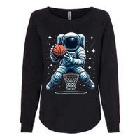 Astronaut Basketball Outer Space: Dunk Your Way Through The Cosmos Womens California Wash Sweatshirt