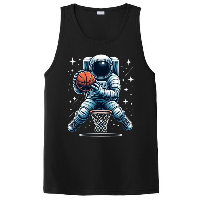 Astronaut Basketball Outer Space: Dunk Your Way Through The Cosmos PosiCharge Competitor Tank