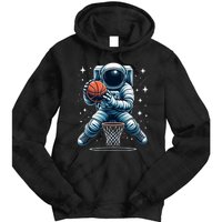 Astronaut Basketball Outer Space: Dunk Your Way Through The Cosmos Tie Dye Hoodie