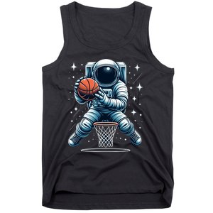 Astronaut Basketball Outer Space: Dunk Your Way Through The Cosmos Tank Top