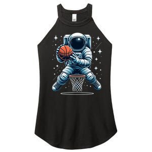 Astronaut Basketball Outer Space: Dunk Your Way Through The Cosmos Women's Perfect Tri Rocker Tank