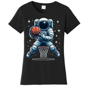 Astronaut Basketball Outer Space: Dunk Your Way Through The Cosmos Women's T-Shirt