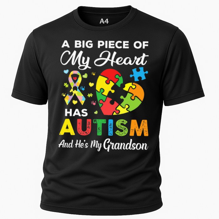 A Big Piece Of My Heart Has Autism and He's My Grandson Performance Shirt