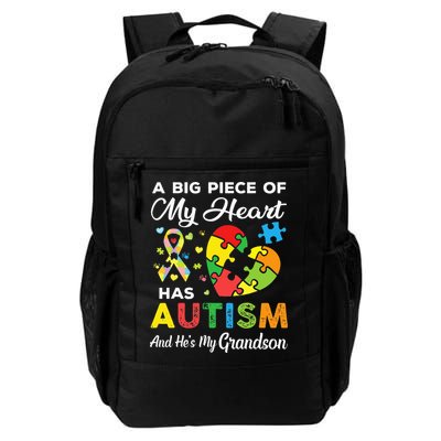 A Big Piece Of My Heart Has Autism and He's My Grandson Backpack