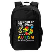 A Big Piece Of My Heart Has Autism and He's My Grandson Backpack