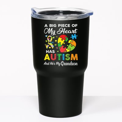 A Big Piece Of My Heart Has Autism and He's My Grandson Tumbler