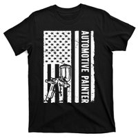 Auto Body Painter USA Flag Automotive Painter T-Shirt