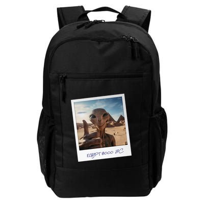 Aliens Building Pyramids Ufo Conspiracy Theory Sarcasm Daily Commute Backpack