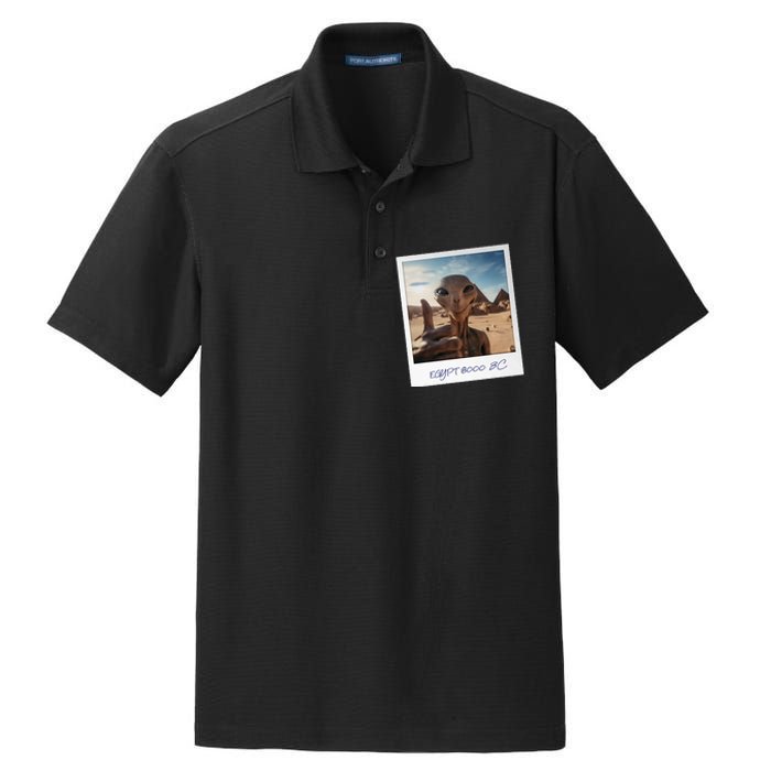 Aliens Building Pyramids Ufo Conspiracy Theory Sarcasm Dry Zone Grid Polo