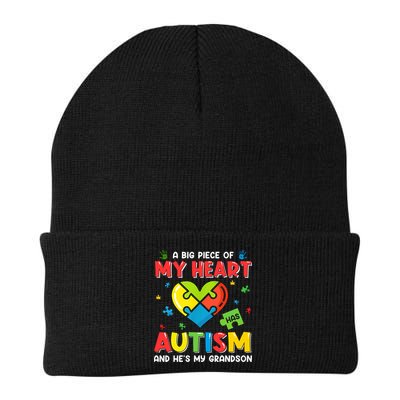 A Big Piece Of My Heart Has Autism And He's My Grandson Gift Beanie