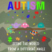 Autism Bird Puzzle Seeing The World From A Different Angle Gift Legacy Tie Dye Trucker Hat