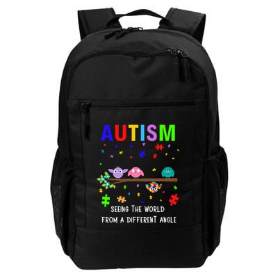 Autism Bird Puzzle Seeing The World From A Different Angle Gift Backpack