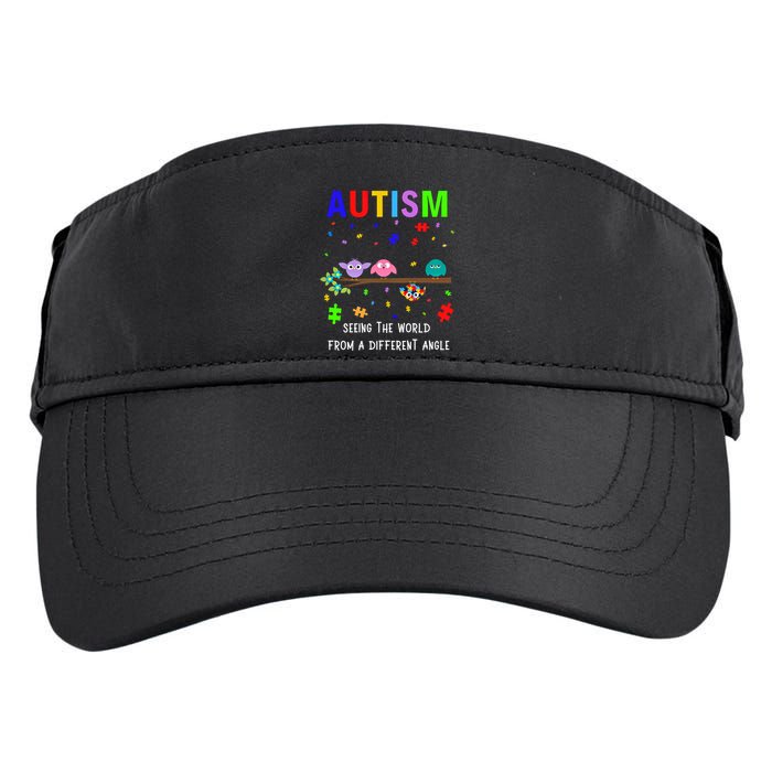 Autism Bird Puzzle Seeing The World From A Different Angle Gift Adult Drive Performance Visor