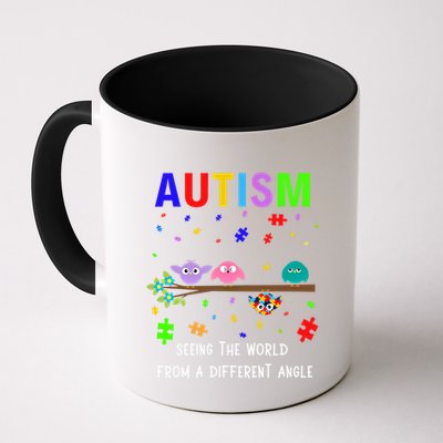 Autism Bird Puzzle Seeing The World From A Different Angle Gift Mug