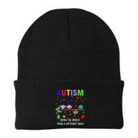 Autism Bird Puzzle Seeing The World From A Different Angle Gift Beanie