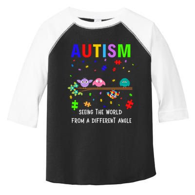 Autism Bird Puzzle Seeing The World From A Different Angle Gift Toddler Fine Jersey T-Shirt