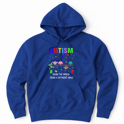 Autism Bird Puzzle Seeing The World From A Different Angle Gift Hoodie