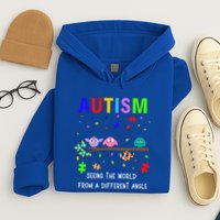 Autism Bird Puzzle Seeing The World From A Different Angle Gift Hoodie