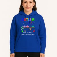 Autism Bird Puzzle Seeing The World From A Different Angle Gift Hoodie