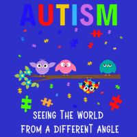 Autism Bird Puzzle Seeing The World From A Different Angle Gift 16 in Basic Backpack