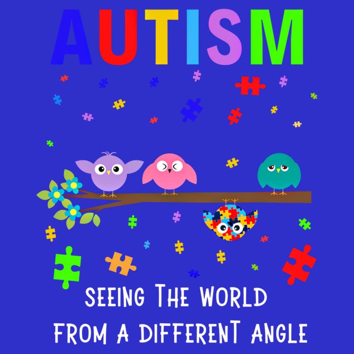 Autism Bird Puzzle Seeing The World From A Different Angle Gift 16 in Basic Backpack
