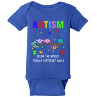 Autism Bird Puzzle Seeing The World From A Different Angle Gift Baby Bodysuit