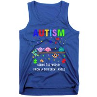 Autism Bird Puzzle Seeing The World From A Different Angle Gift Tank Top
