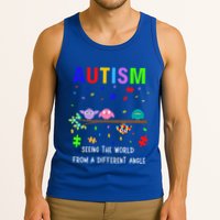 Autism Bird Puzzle Seeing The World From A Different Angle Gift Tank Top