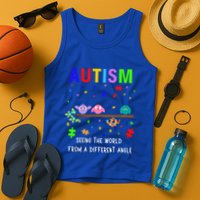 Autism Bird Puzzle Seeing The World From A Different Angle Gift Tank Top