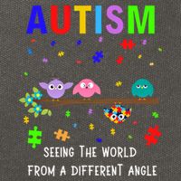 Autism Bird Puzzle Seeing The World From A Different Angle Gift Cotton Canvas Backpack