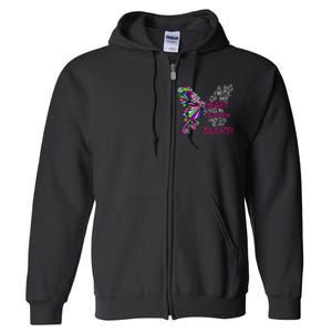 A Big Piece Of My Heart Lives In Heaven She Is My Daughter Full Zip Hoodie