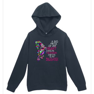 A Big Piece Of My Heart Lives In Heaven She Is My Daughter Urban Pullover Hoodie