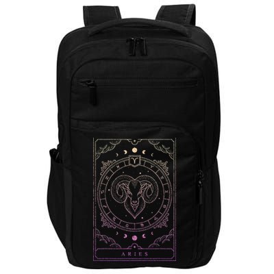 Aries Birthday Present Wo Zodiac Sign Aries Impact Tech Backpack