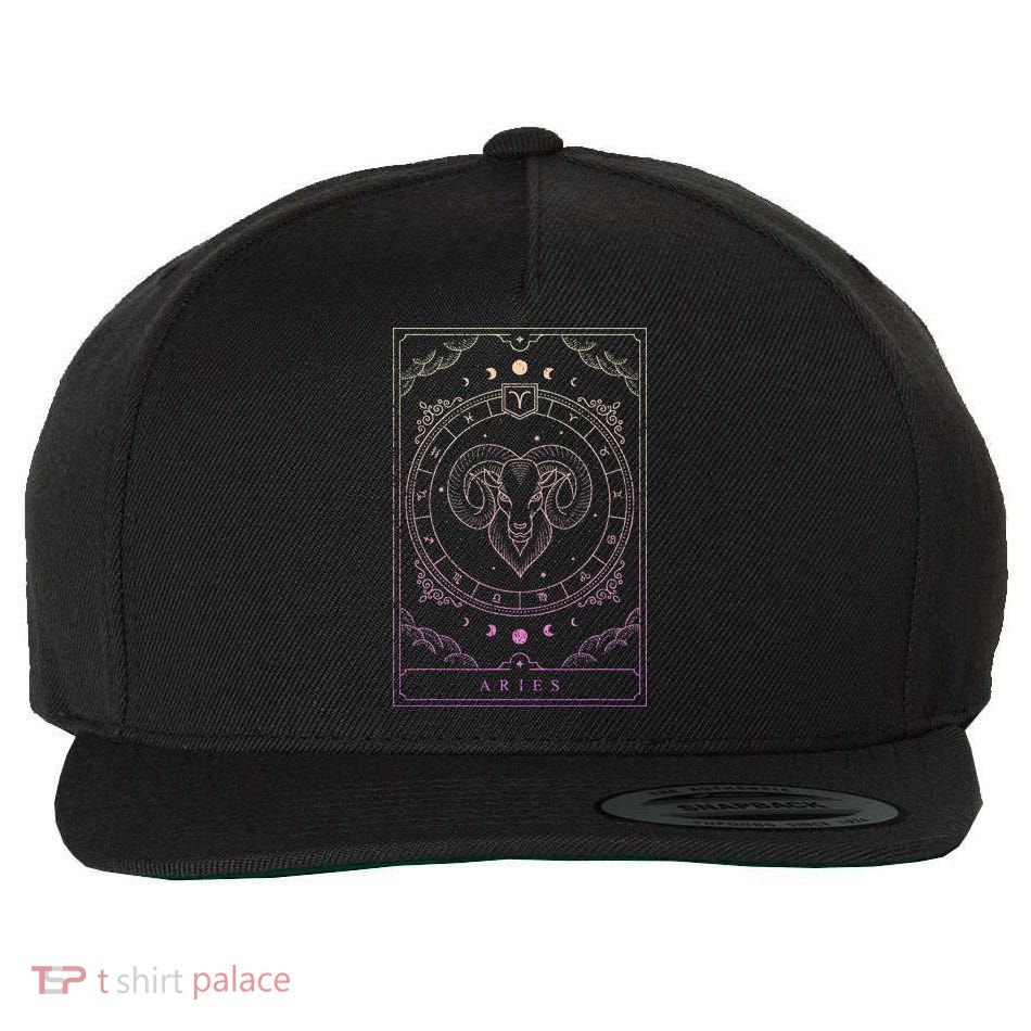 Aries Birthday Present Wo Zodiac Sign Aries Wool Snapback Cap