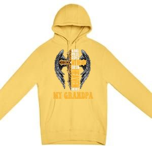 A Big Piece Of My Heart Lives In Heaven And He Is My Grandpa Cool Gift Premium Pullover Hoodie