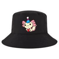 Axolotl Birthday Party Cute Axolotl Birthday Party Axolotl Cool Comfort Performance Bucket Hat