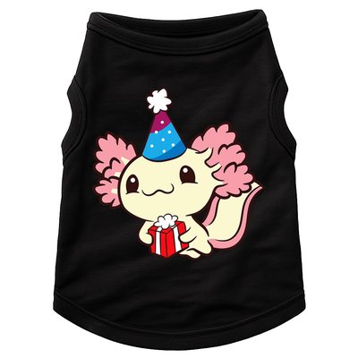 Axolotl Birthday Party Cute Axolotl Birthday Party Axolotl Doggie Tank