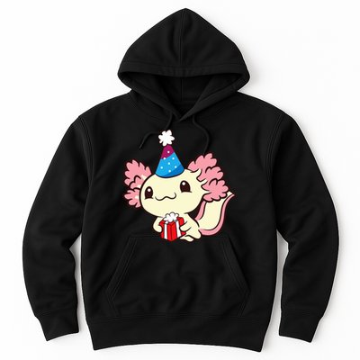 Axolotl Birthday Party Cute Axolotl Birthday Party Axolotl Hoodie