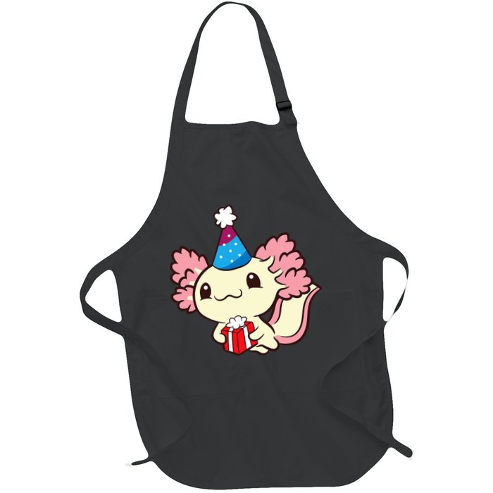 Axolotl Birthday Party Cute Axolotl Birthday Party Axolotl Apron