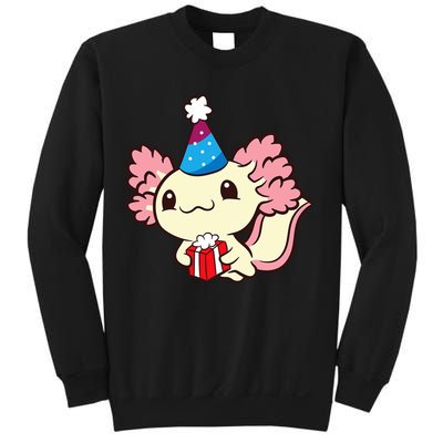 Axolotl Birthday Party Cute Axolotl Birthday Party Axolotl Sweatshirt