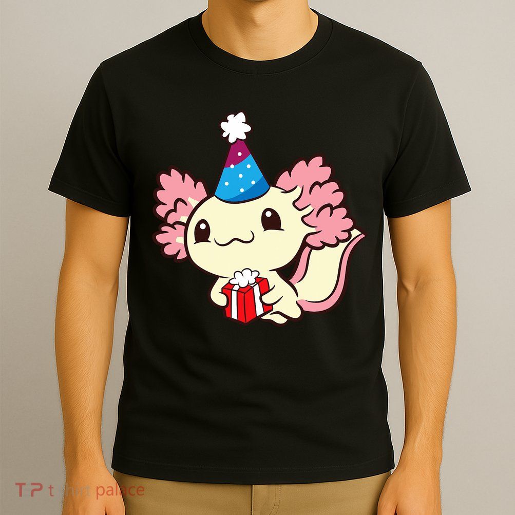 Axolotl Birthday Party Cute Axolotl Birthday Party Axolotl T-Shirt