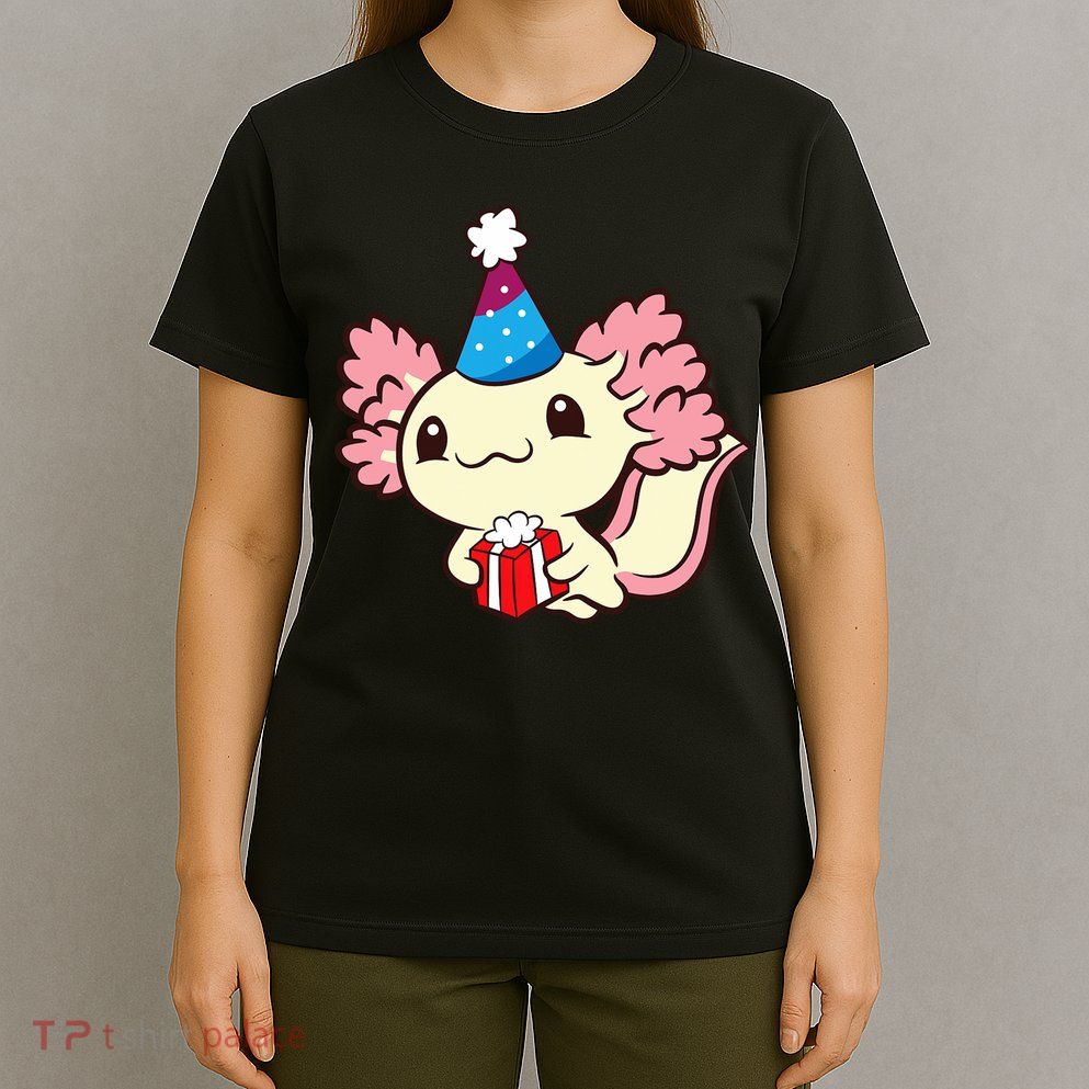 Axolotl Birthday Party Cute Axolotl Birthday Party Axolotl T-Shirt